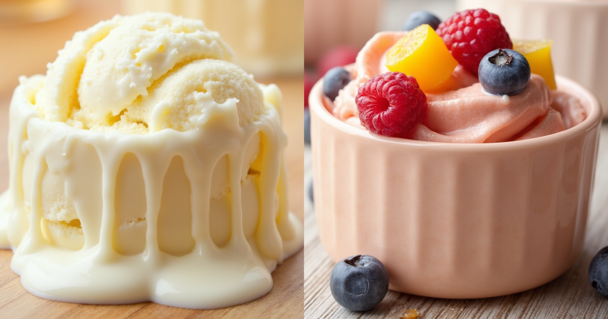 Understanding the differences between frozen dairy dessert and ice cream and 7 Recipes frozen dairy dessert vs ice cream