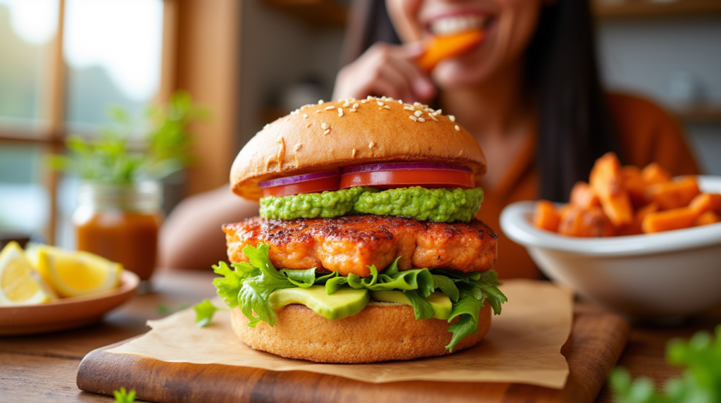 How to Make the Best Salmon and Avocado Burger in 5 Steps 38 Delicious salmon and avocado burger Dinner ideas
